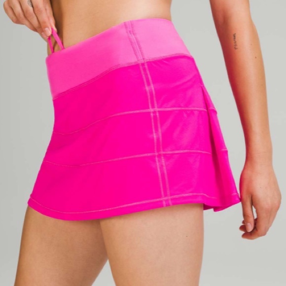 NWT Lululemon POW PINK Pace Rival Skirt Regular - Picture 2 of 5